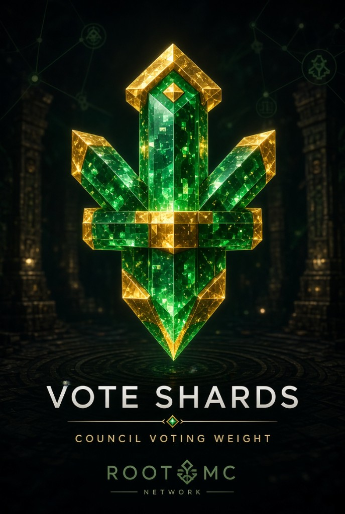 Vote Shards — Council voting weight, Root MC Network